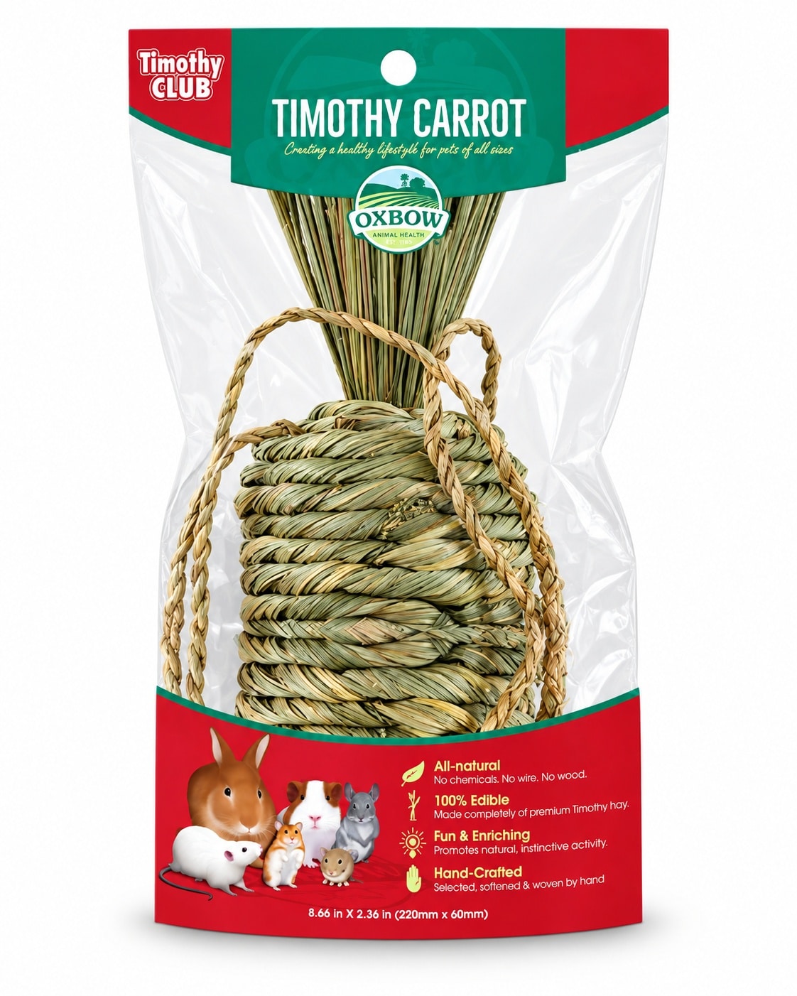 oxbow_timothy_carrot_chimuelo Oxbow Timothy Zanahoria - Imagen 1