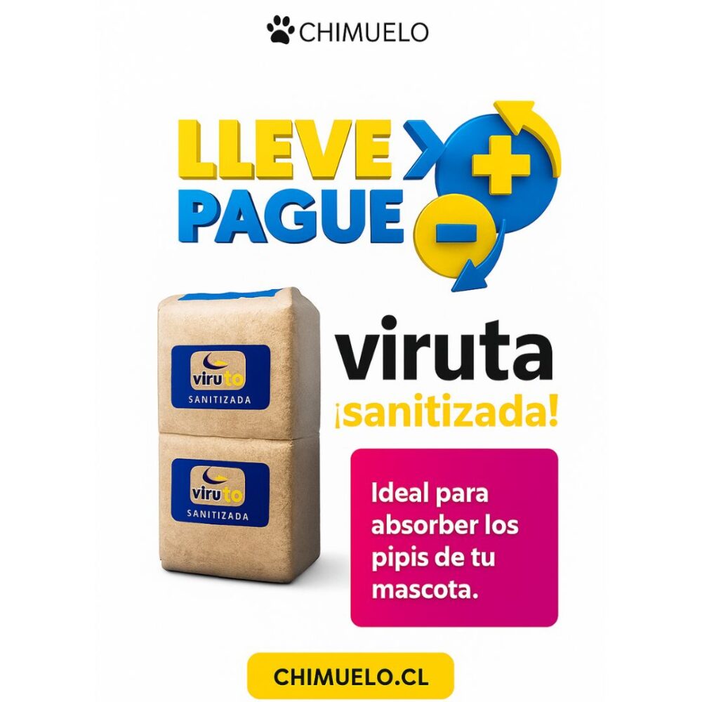 Viruta Sanitizada Virubed 90 L, 23K Aprox