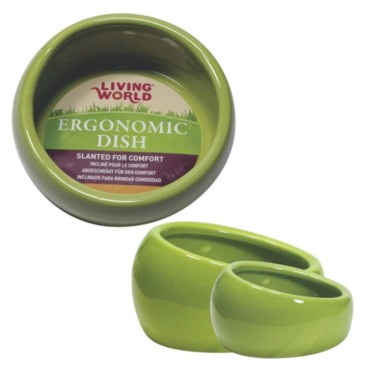 Comedero Cerámico Ergonómico Living World HGN