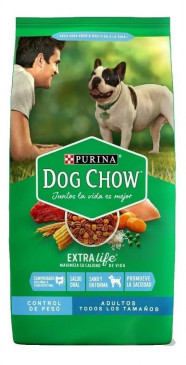 Dog Chow Extra Life Control De Peso, 18kg