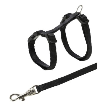 Arnés Y Correa Marshall Para Hurón Negro #Fp-095 - Imagen 2