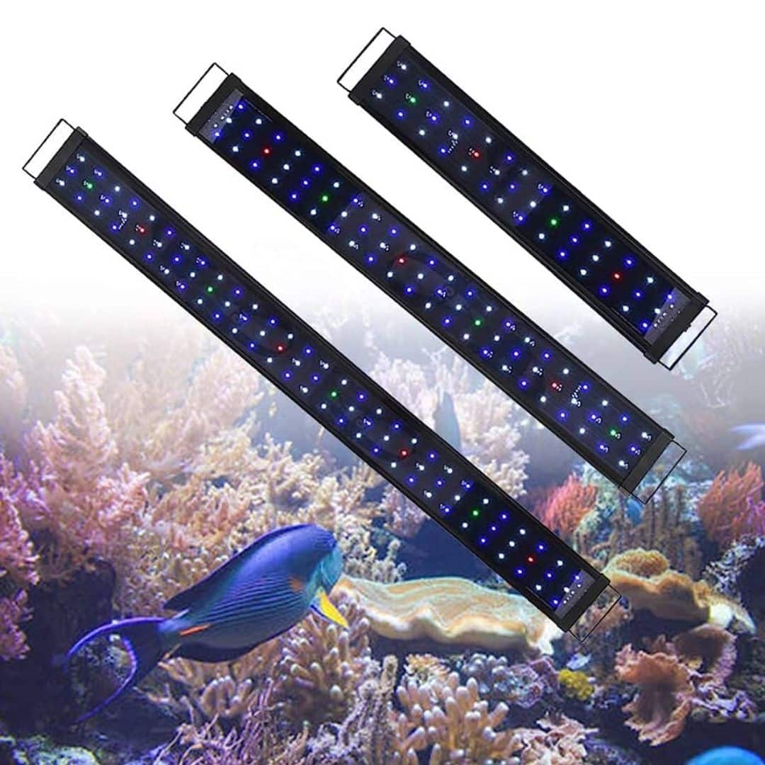 LVL Luz Led acuario Blanca 80cm Blanco Azul #QL-80B –