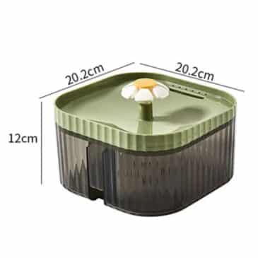 Fuente Flor De Agua Para Mascotas #MH076 MBN - Imagen 3