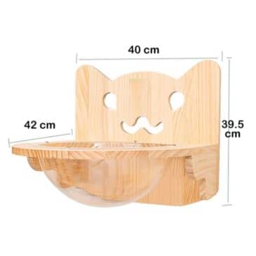 Repisa de Madera Masisa con Copula para gatos MBN #KF8817 - Imagen 3