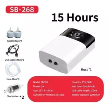 Bomba Aire Portatil Carga Usb Sobo Sb268 LVL - Imagen 5