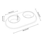 Comedero Plástico Doble M #FYN90007 - Imagen 4