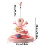 Torre Espiral Con Pelotas y Plumas #FYN35430 - Imagen 2