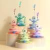 Torre Espiral Con Pelotas y Plumas #FYN35430