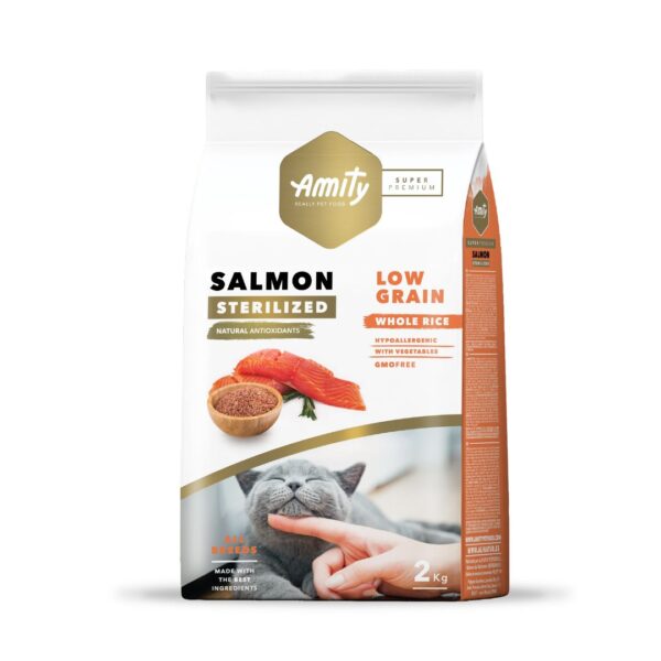 AMITY SP LOW GRAIN SALMON ADULT CAT STERILIZED 7 KG #4GA070010