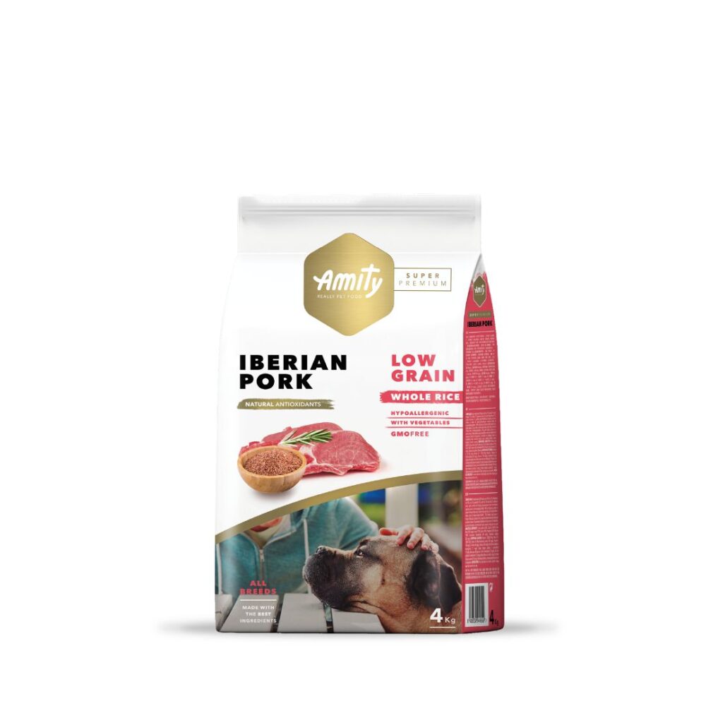AMITY SP LOW GRAIN IBERIAN PORK ADULT4KG #4PE040076