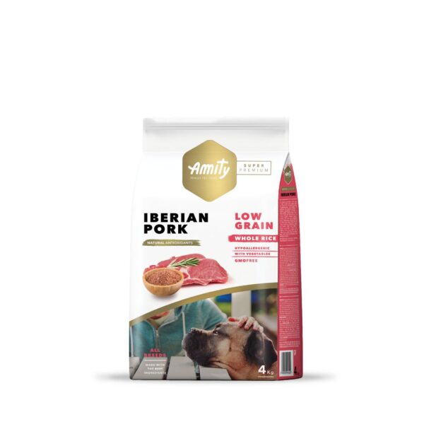 AMITY SP LOW GRAIN IBERIAN PORK ADULT4KG #4PE040076