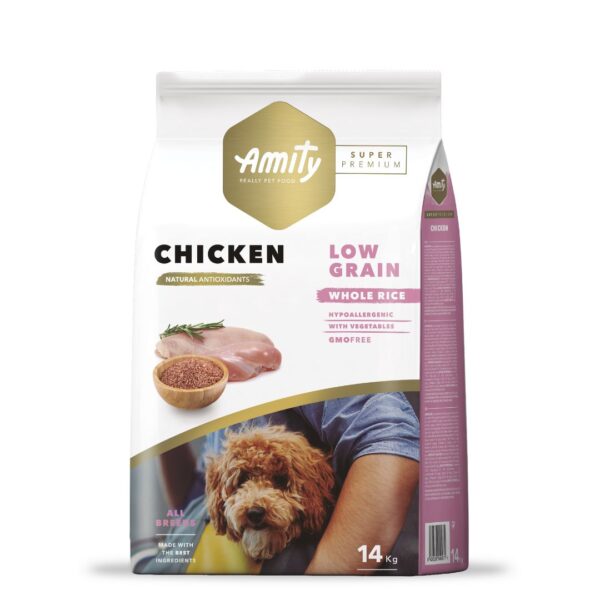 AMITY SP LOW GRAIN CHICKEN ADULT 14 KG #4PE140001