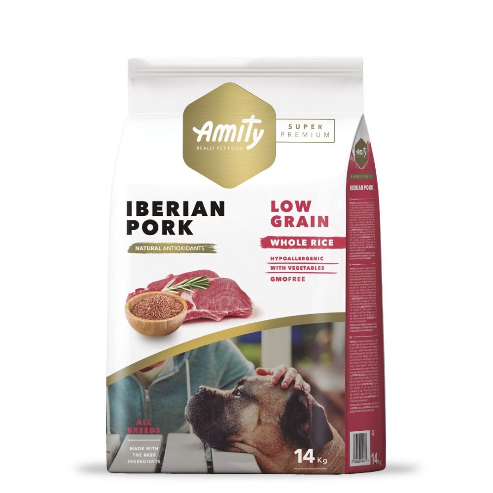 AMITY SP LOW GRAIN IBERIAN PORK ADULT 14 KG #4PE140002