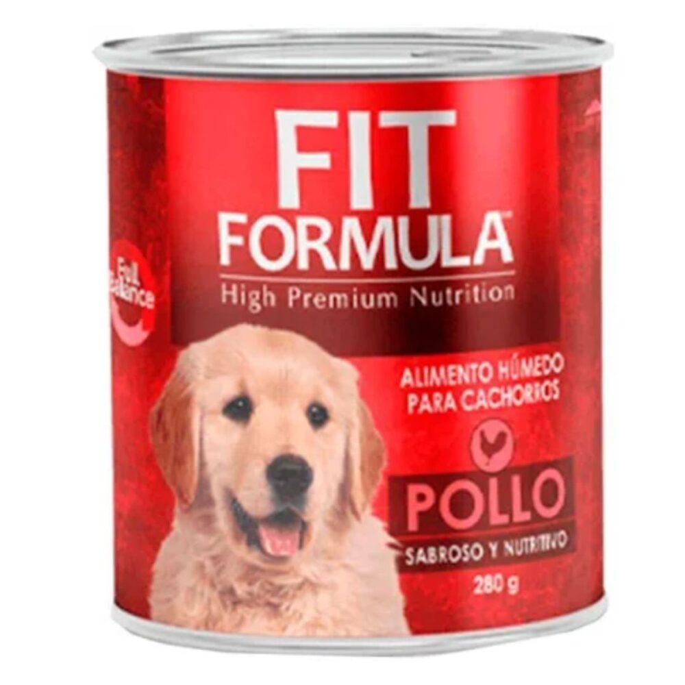 FIT LATA CACHORRO POLLO #57-6000