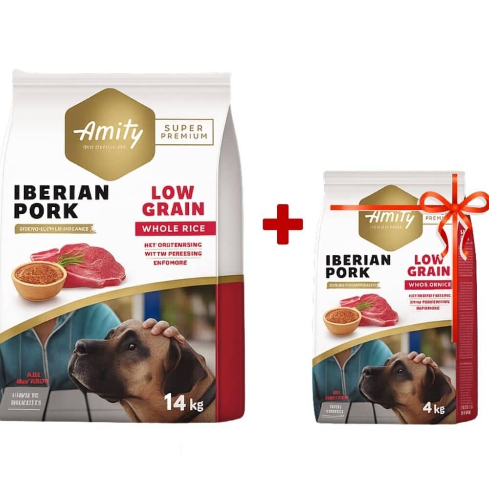 AMITY SP LOW GRAIN IBERIAN PORK ADULT 14 KG #4PE140002