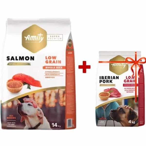 AMITY SP LOW GRAIN SALMON ADULT 14 KG #4PE140004