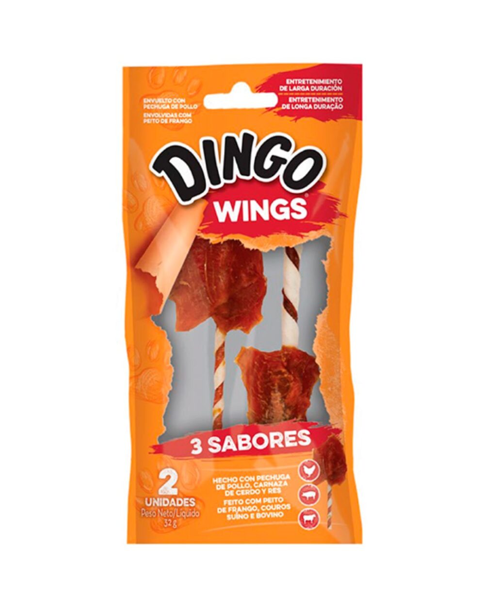 DINGO TRIPLE FLAVOR WINGS 2PK