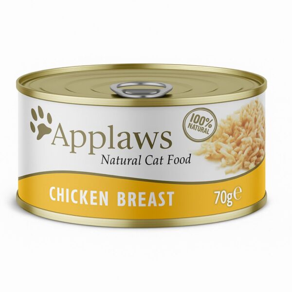 ALIMENTO APPLAWS GATO PECHUGA DE POLLO CON CALDITO, 70 GR#1002LA-A
