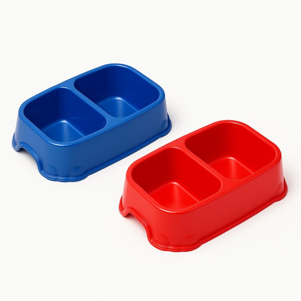 COMEDERO DOBLE PARA PERROS O GATOS