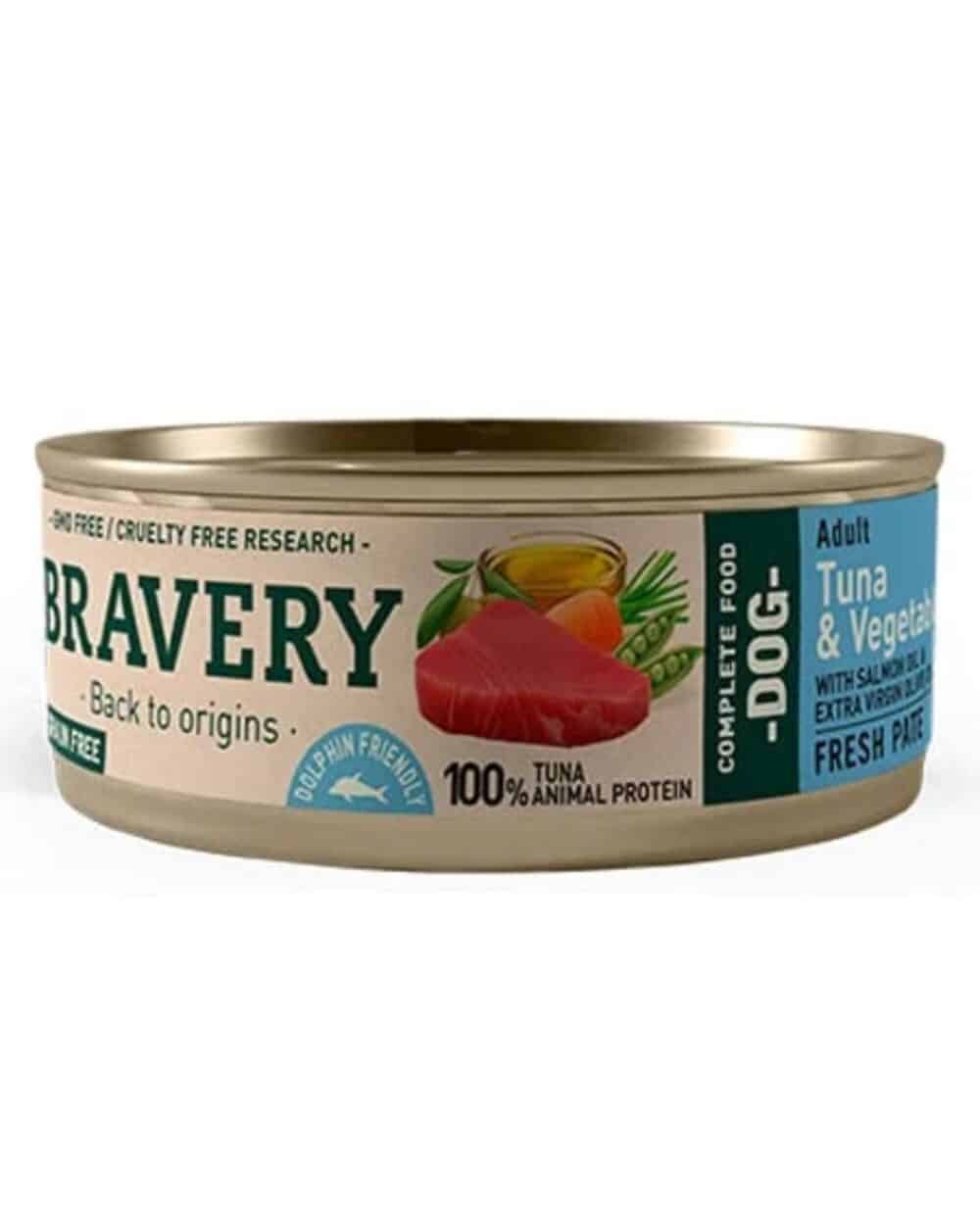 Bravery Lata Atun y Vegetales Perro Adulto
