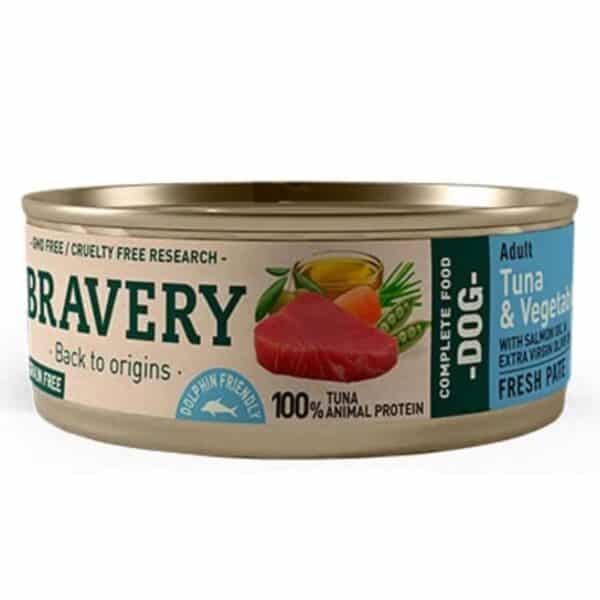 Bravery Lata Atun y Vegetales Perro Adulto