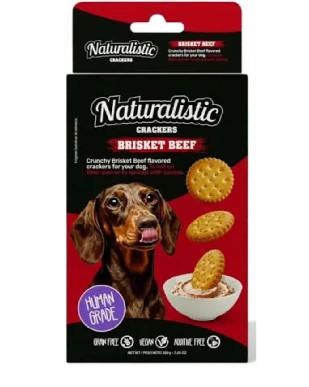 GALLETAS CRACKERS BRISKET BEEF, 200 GR