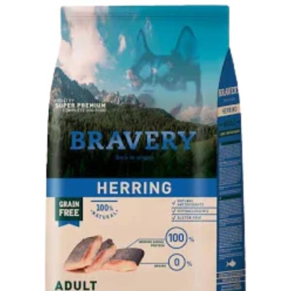 BRAVERY PERRO ADULTO HERRING 4KG 4PE040071