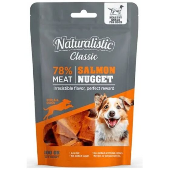 Snack Naturalistic Classic – Salmon Nugget 100g