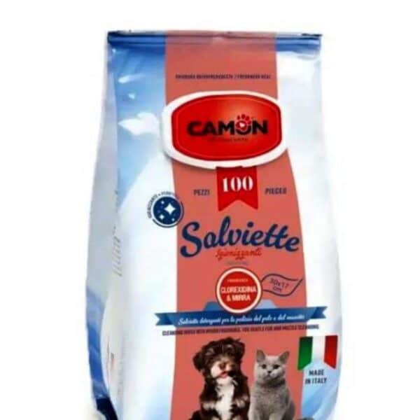 Toallitas Húmedas Camon Con CLORHEXIDINA Y MIRRA C100U