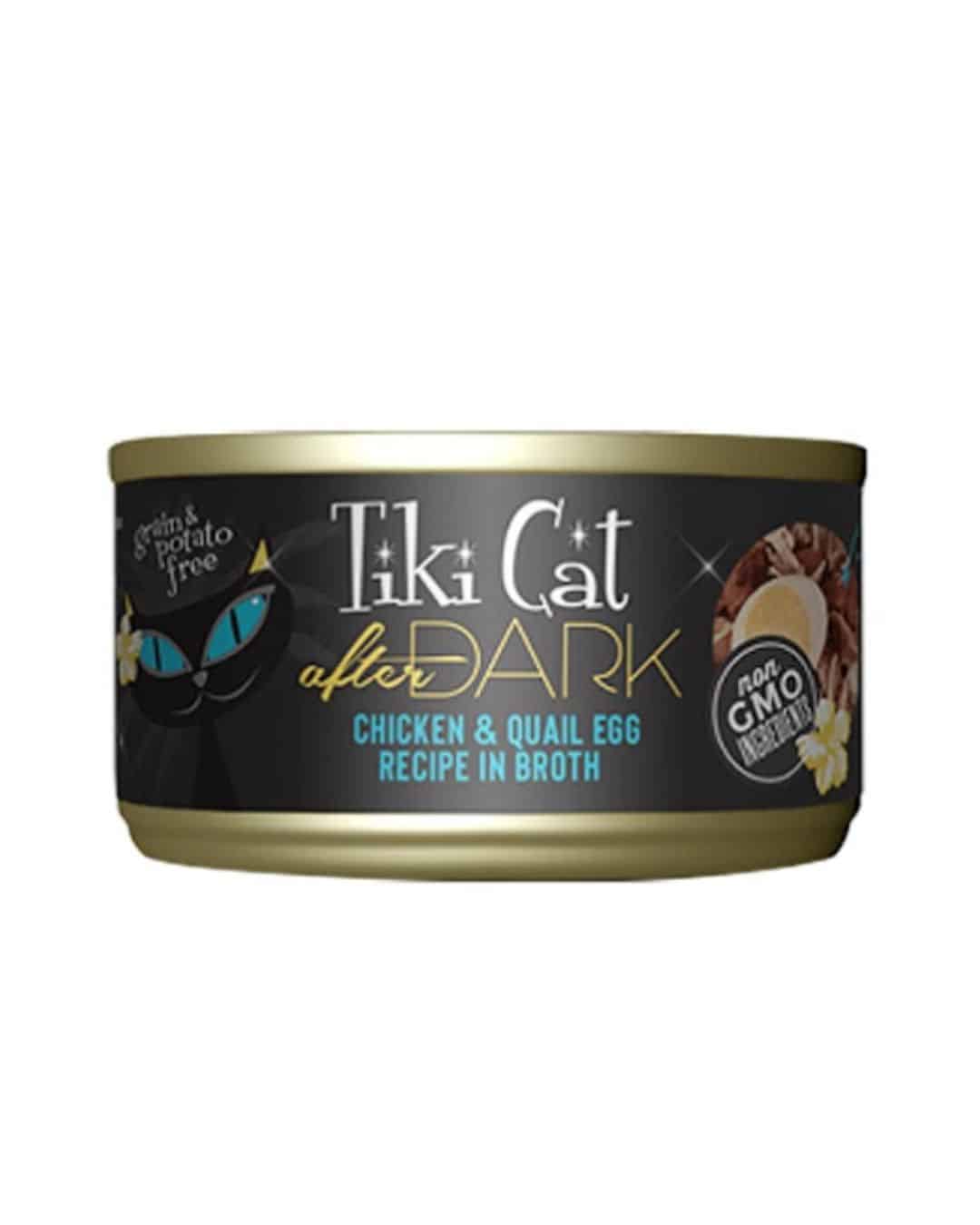 81602 TIKI CAT ALIMENTO HUMEDO POLLO Y HUEVO DE CODORNIZ 80G - Imagen 1