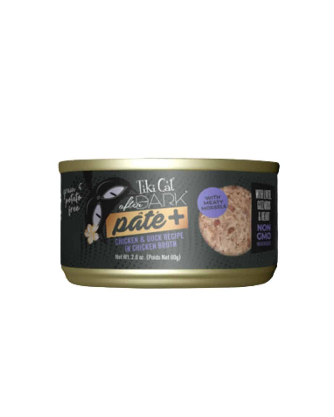81610 TIKI CAT PATE DE POLLO Y PATO 80G - Imagen 1