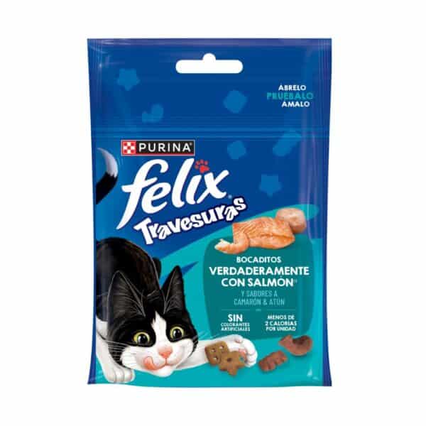 Snack Felix Travesuras Bocaditos De Salmon 40g