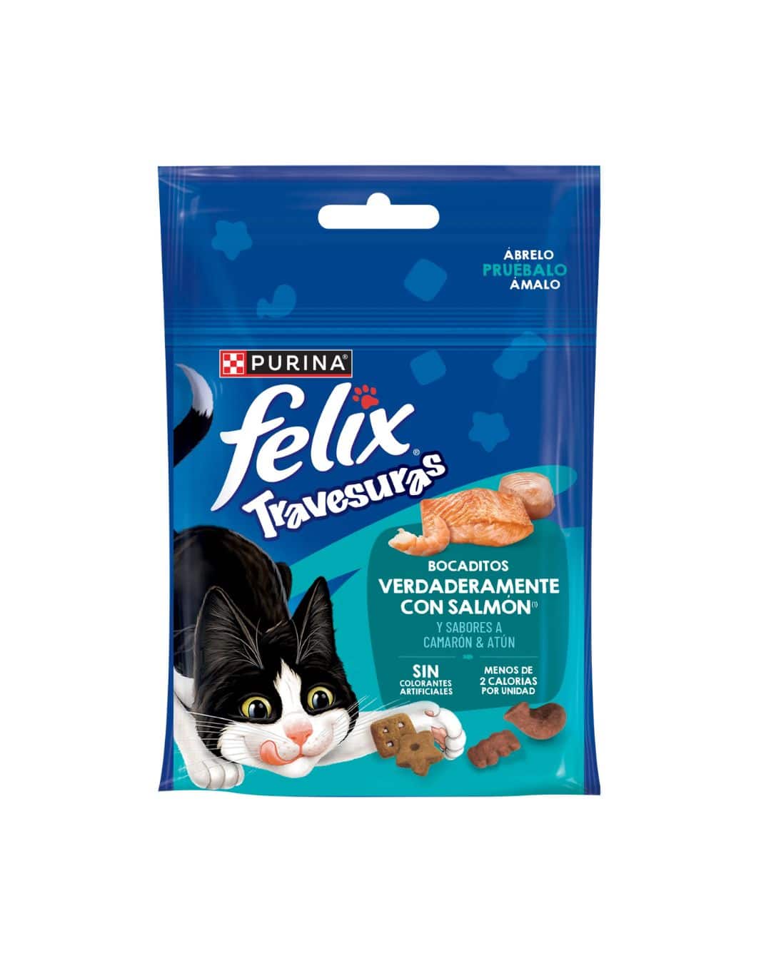 travesuras salmon Snack Felix Travesuras Bocaditos De Salmon 40g - Imagen 1