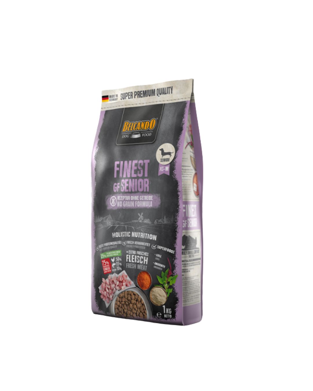 556705 senior Belcando Finest GF Perro Senior 1kg - Imagen 1