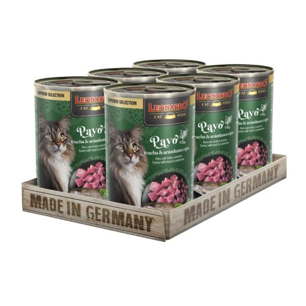 Lata Leonardo Gato Quality Selection Adulto 400GR