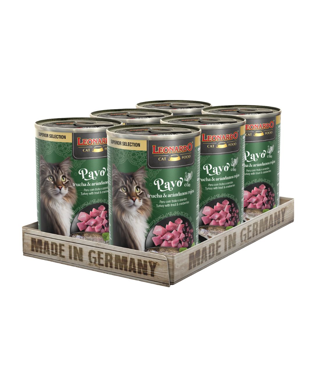 POTADA QUALITY Lata Leonardo Gato Quality Selection Adulto 400GR - Imagen 1
