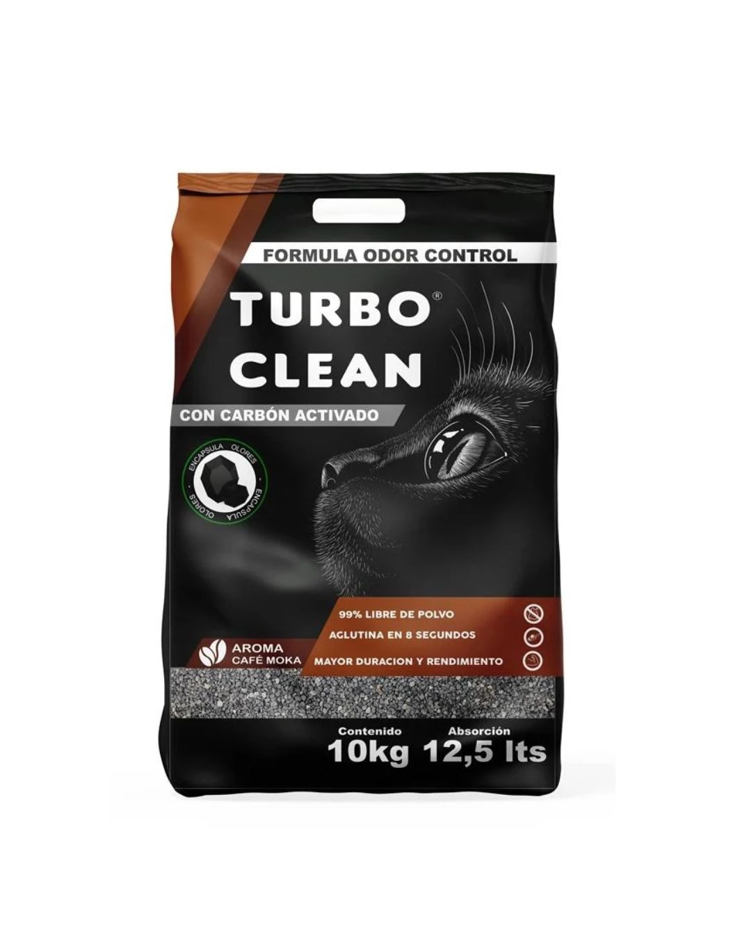 arena turbo 2262 Arena Turbo Clean Aglutinante 10kg Cafe Moka - Imagen 1