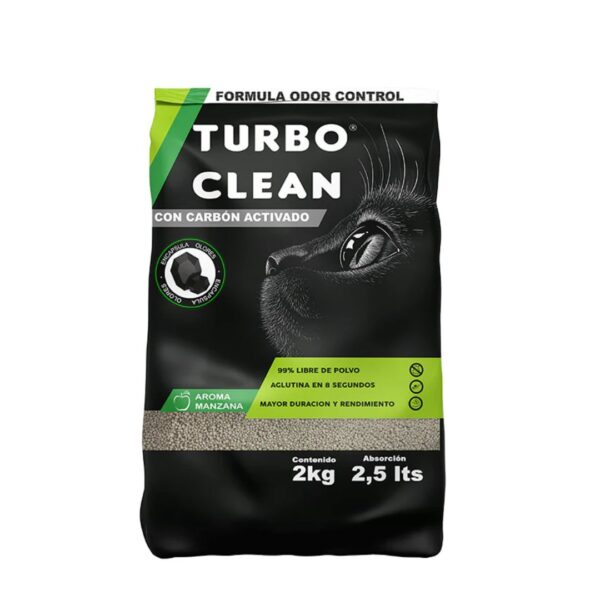 Arena Turbo Clean Aglutinante 10kg Manzana