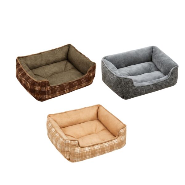 CAMA RECTANGULAR CHENILLE PARA MASCOTAS