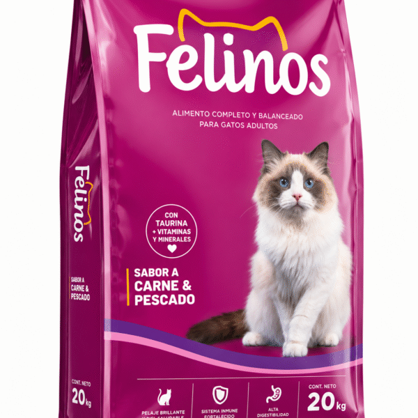 ALIMENTO FELINO CARNE-PESCADO 20 KG