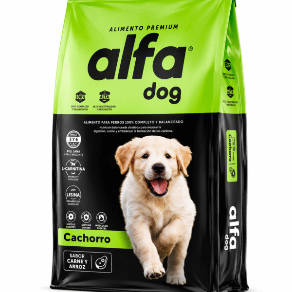 ALFA DOG PREMIUM CACHORRO MEDIANOS Y GRANDES 10 KG