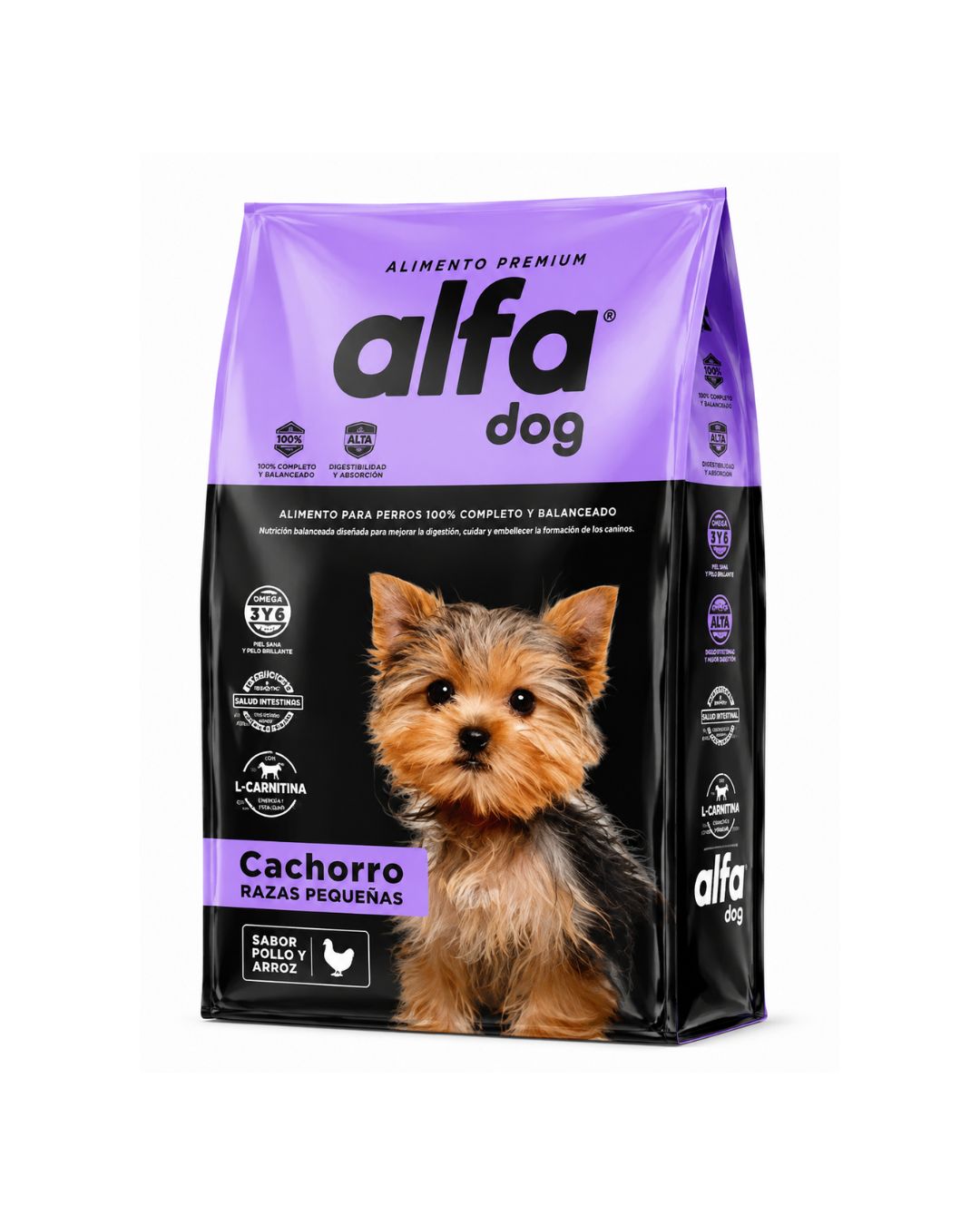 alfa dog cachorro raza pequeƱa ALFA DOG PREMIUM CACHORRO RAZAS PEQ 10 KG - Imagen 1