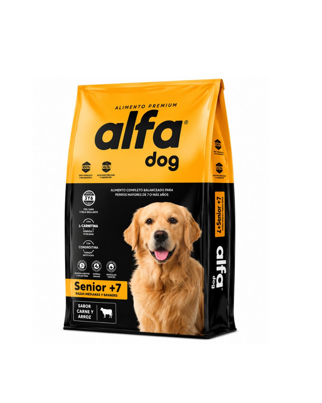 alfa dog senior raza grande ALFA DOG PREMIUM SENIOR 20 KG - Imagen 1