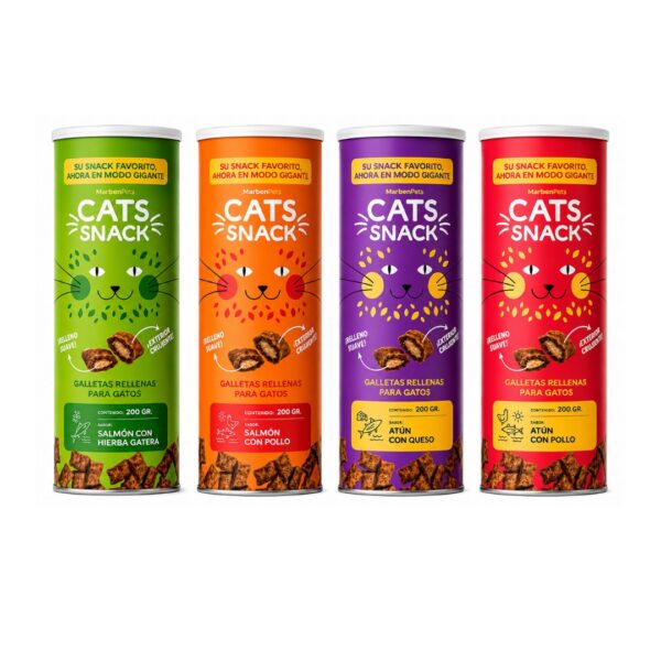 MAXI GALLETAS RELLENAS PARA GATO 200G