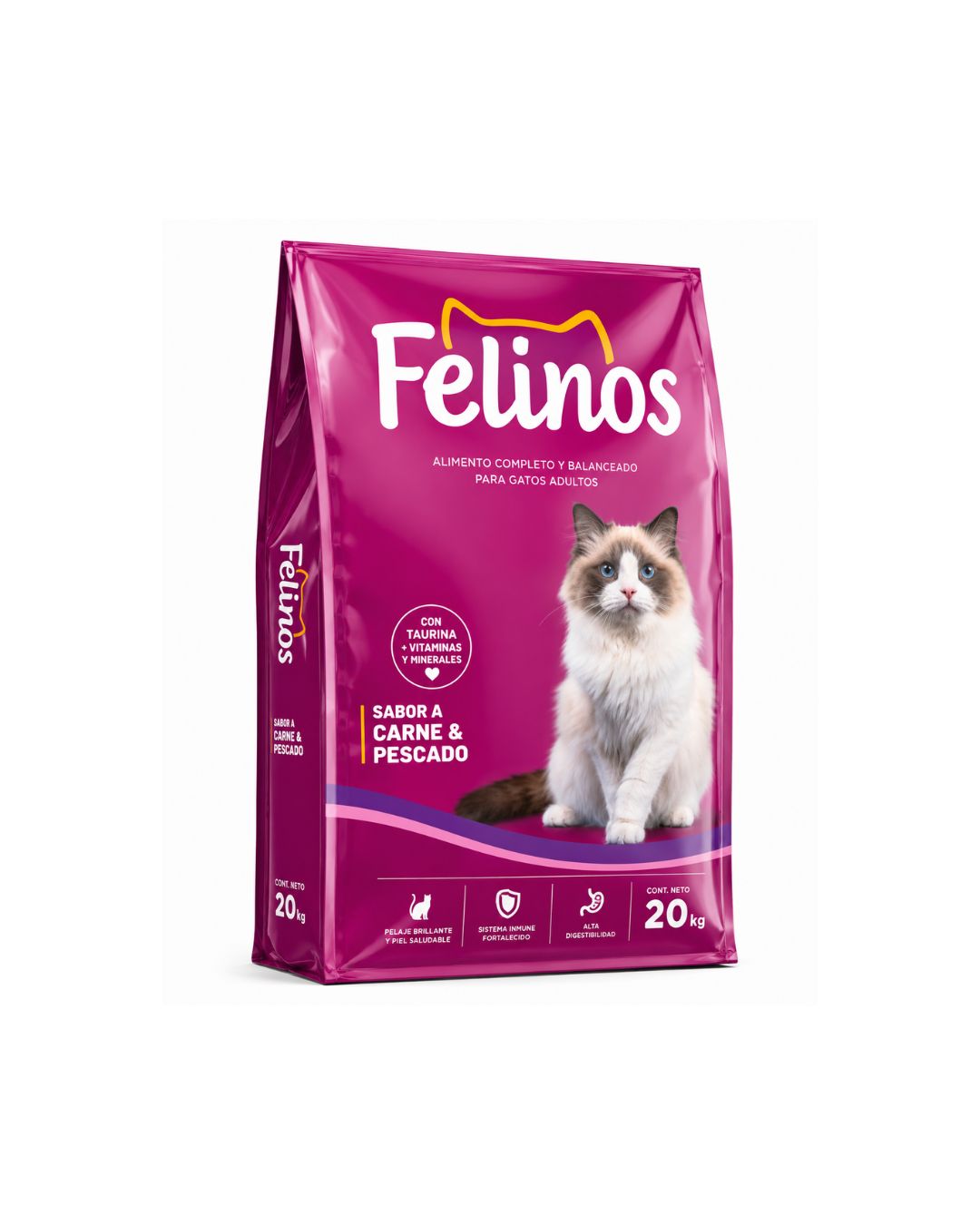 felino ALIMENTO FELINOS CARNE-PESCADO 20 KG - Imagen 1