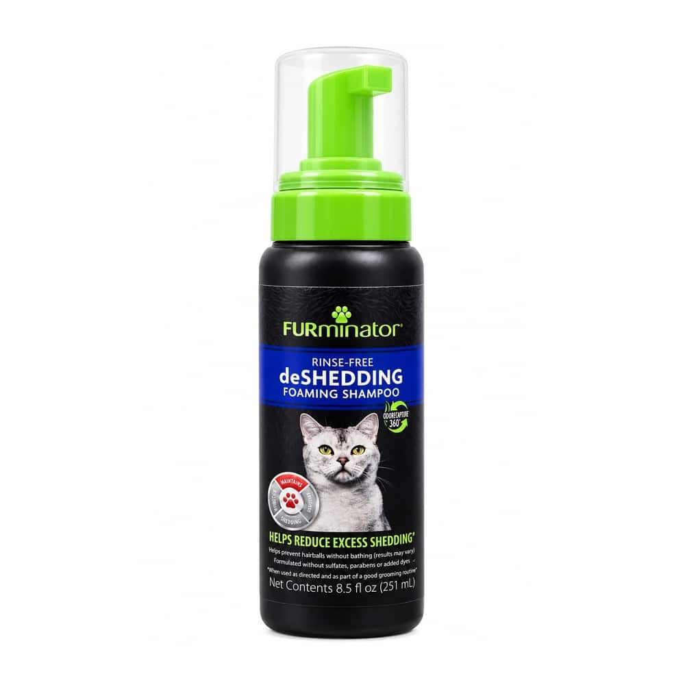 FURminator Shampoo en Espuma sin Enjuague para Gatos 251 ml
